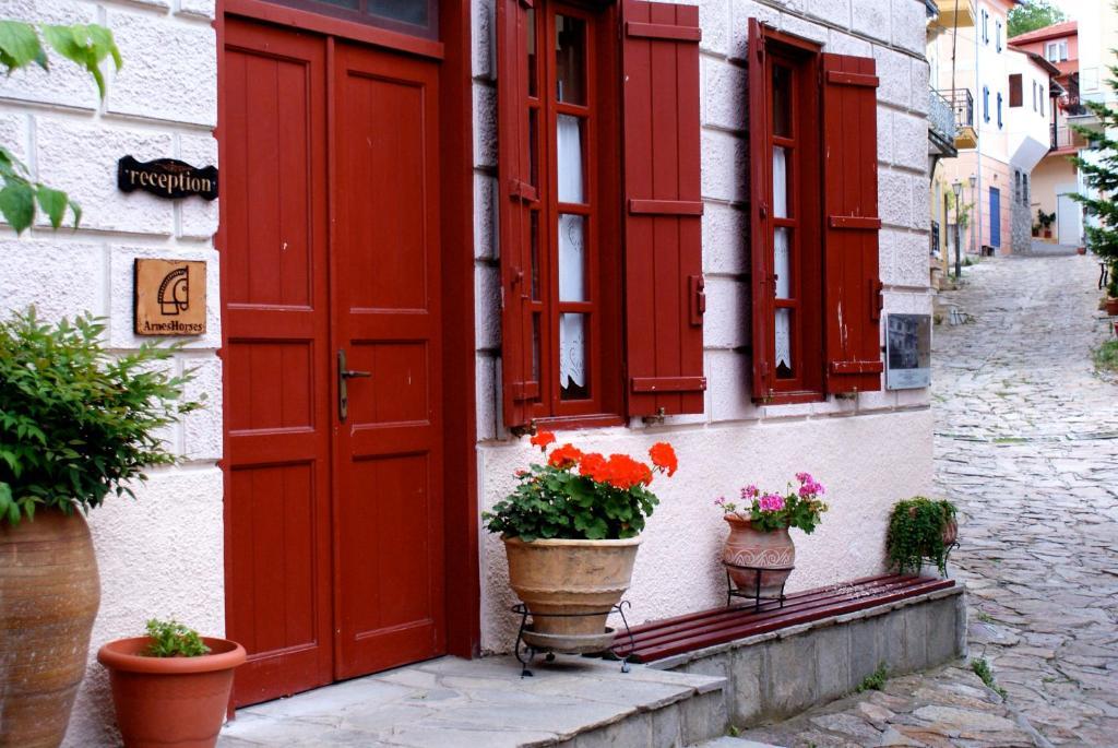 House Mitsiou Traditional Inn Arnaía Exteriér fotografie